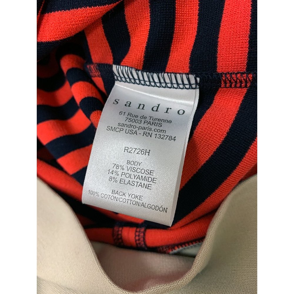 NEW Sandro striped dress size 1 - Picture 2 of 4